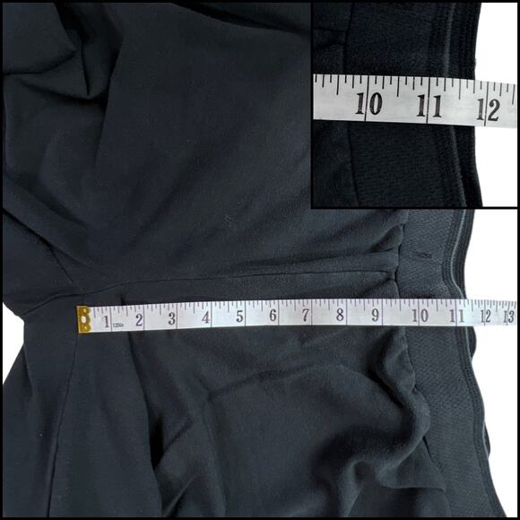 Sag Harbor Ladies Stretch High Waisted Relaxed Fit Wide Leg Pants Large Black - Picture 10 of 12